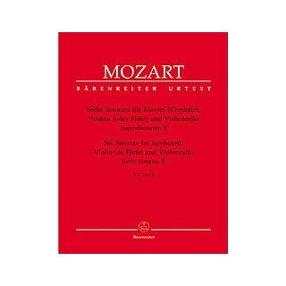 Sonaten KV 10 15 (Jugendsonaten 2). Violine, Flöte, Violoncello