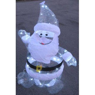 Weihnachtsmann transparen Air Blow 120cm mit Gebläse und LED