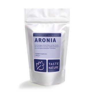 Taste Nature Aronia Pulver/Granulat Bio, 1er Pack (1 x 150 g Packung
