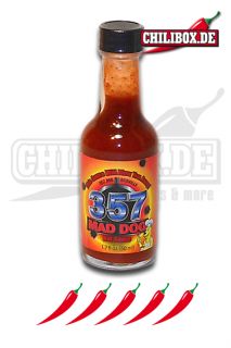 Mad Dog 357 Hot Sauce Mini   extrem scharfe Sauce mit 357000 Scoville