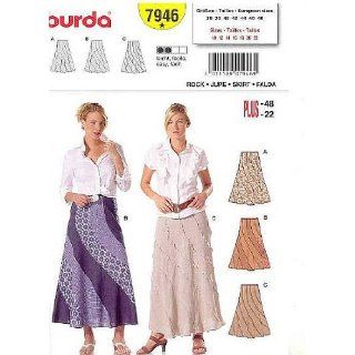 Burda 7946 Rock Gr. 36 48 (Sizes 10 22) Küche & Haushalt