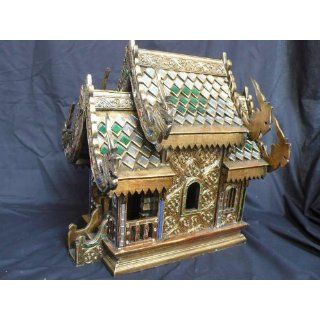 Teak Holz Geisterhaus fernöstliche Kunst Religion Buddhismus Thailand