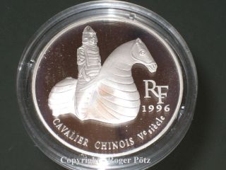 50 Euro 1996 Cavalier Chinois Silber PP