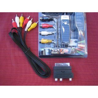 Kabel Receiver USB/Scart Anschluss Set für PC Computer