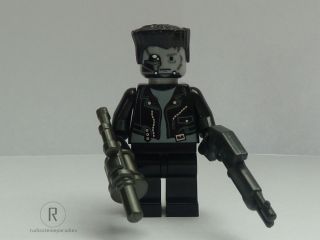 Lego Figur Terminator Arnold Schwarzenegger Waffen T 800 Maschine