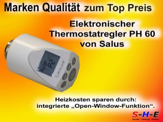 Elektronischer Heizkörper Thermostat von Salus PH 60