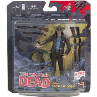 The Walking Dead Comic Book Series 1   Officer Rick Grimes Figur