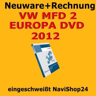 VW RNS2 DVD MFD DVD BLAUPUNKT DVD 2012 V 9 EUROPA 2012