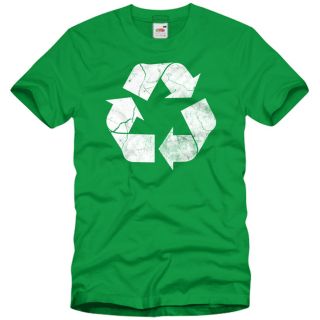 The Recycle Vintage T Shirt Herren Big Bang Theory Sheldon Recycling