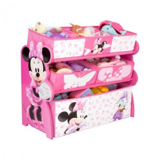 Disney Minnie Mouse Multi Toy Organizer fuer Spielzeug aus Holz
