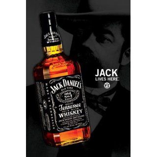 Jack Daniels   Flasche   Werbe Plakat Werbe Poster Whiskey   Grösse
