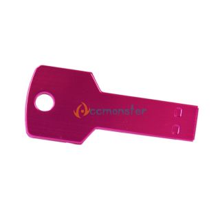 Mini Key Shape USB 2.0 Metal Flash Memory Stick Jump Thumb Drive Pen