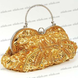 Glänzend Schultertasche Henkeltasche Dame Süß Gold FP67Q