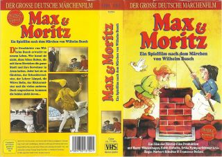 VHS) Max und Moritz   Harry Wüstenhagen, Edith Elsholtz, Erika