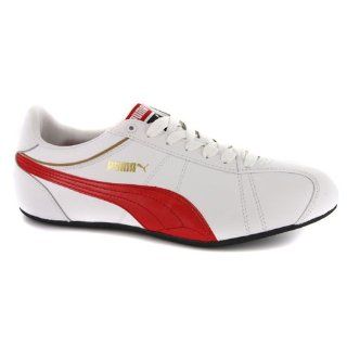 Herren Schuhe Puma Ole Weiß Rot Retro Schuhe