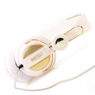Wesc Oboe Golden Kopfhörer White Weiß Headphones neu