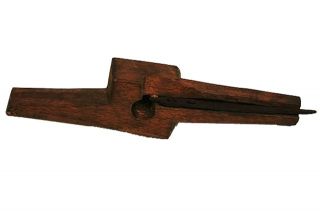 hartholz gewindekluppe schneidkluppe old wooden tool schreiner
