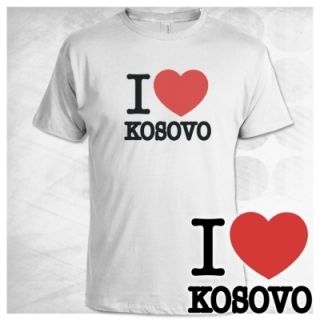 LOVE KOSOVO SR Herren T Shirt Косово Yugoslavia Kosova ny