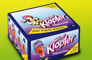 75 Fläschen Klopfer Pflaume a 0.02l Karneval Schnäpse Kleiner (1L16