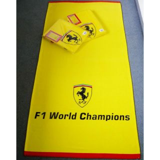 Ferrari Strandtuch World Champions F1 Baumwolle 81x163 cm