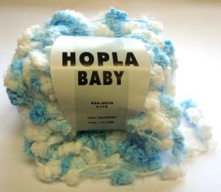 100g Hopla Baby Fb 79 Strickgarn / Pompon Garn von Lang