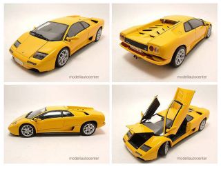 Lamborghini Diablo 6.0 gelb, Modellauto 118 / Autoart