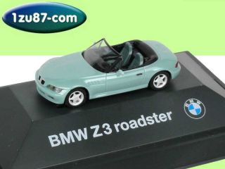 87 BMW Z3 helltürkisgrün   Werbemodell Dealer Edition