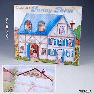 Create your Funny Farm   Malbuch mit Stickern 7826