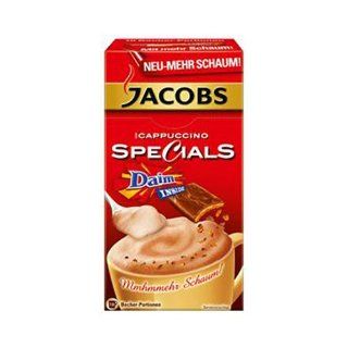 Jacobs Cappuccino Kaffee SPECIALS DAIM Kaffee Becherportionen, 210 g