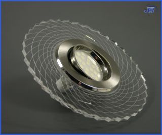 LED Design Akryl Blende für Einbauleuchten Einbaugehäuse