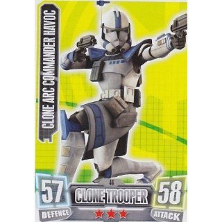 Topps Force Attax serie 2 Card 44 CLONE ARC COMMANDER HAVOC (The