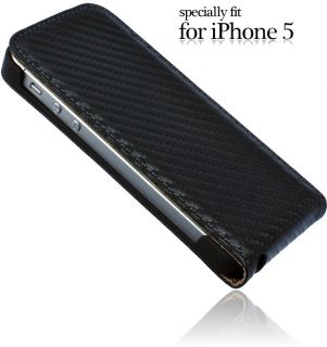Premium Flip Case / Handytasche für das iPhone 5   mit integrierter