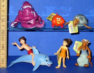 Flipper Delfin und Lopaka 6 Figuren Plastoy ( Satz )