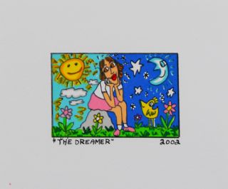 James Rizzi   The Dreamer   Farblithografie   2D