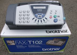 Fax Faxgerät Brother T102 Fax T 102 Normalpapierfax