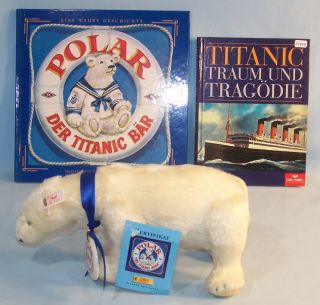 Steiff Polar Der Titanic Bär, 90er Original im OK (22749)