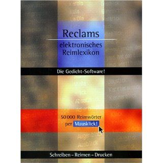 Reclams elektronisches Reimlexikon. CD  ROM für Windows 95/98/ NT