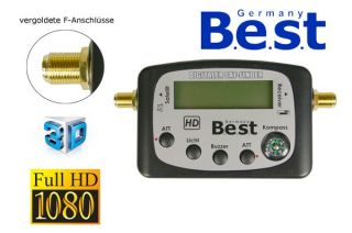 Sat Finder Best HQSF 101 LCD Display Digital Satfinder inkl. Kompass