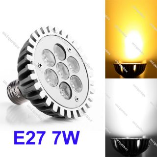 1x spot LED Strahler 7W E27 HIGH POWER warmweiß kaltweiß Lampe