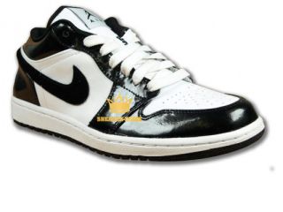 Nike Air Jordan 1 Phat Low Weiß/Schwarz Neu Größe 47 Schuhe