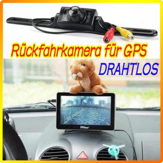Auto Rueckfahrkamera drahtlos fuer GPS wasserdicht Nachtsicht