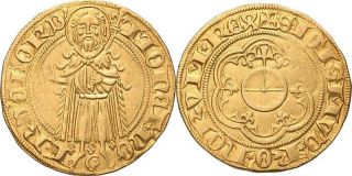 B483 FRANKFURT Goldgulden o. J. 1418 1429 Sigismund König 1410 1433