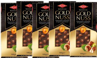 Trumpf Novesia Goldnuss EDELZARTBITTER 5 Tfl Schokolade mit ganzen