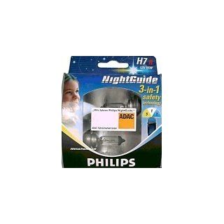 Philips NightGuide Kfz Lampen H7R/55 W, für H7 Reflektorscheinwerfer