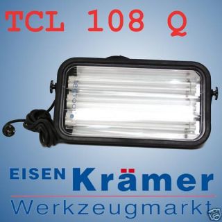 Berg Bauleuchte TCL 108 Q 3x36W mit 2 Steckdosen IP44