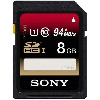 Sony SF8UX Class10 8GB SDHC Speicherkarte mit UHS Computer