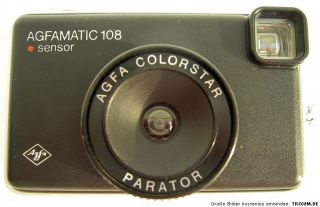 Fotoapparat Agfa Agfamatic 108 Sensor 1978 Ledertasche RAR Retro