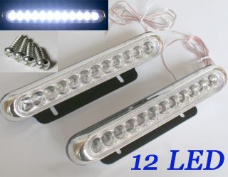 Set 12 LED Nebelscheinwerfer Zusatzscheinwerfer Weiß
