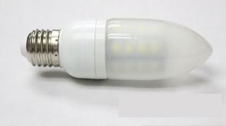 4er Pack Kerze 60 smd LED Warmweiß 360 Lumen 5W Lampe E27