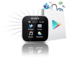 Sony SmartWatch Handy Uhr für Smartphone (Bluetooth 3.0, Android 2.1